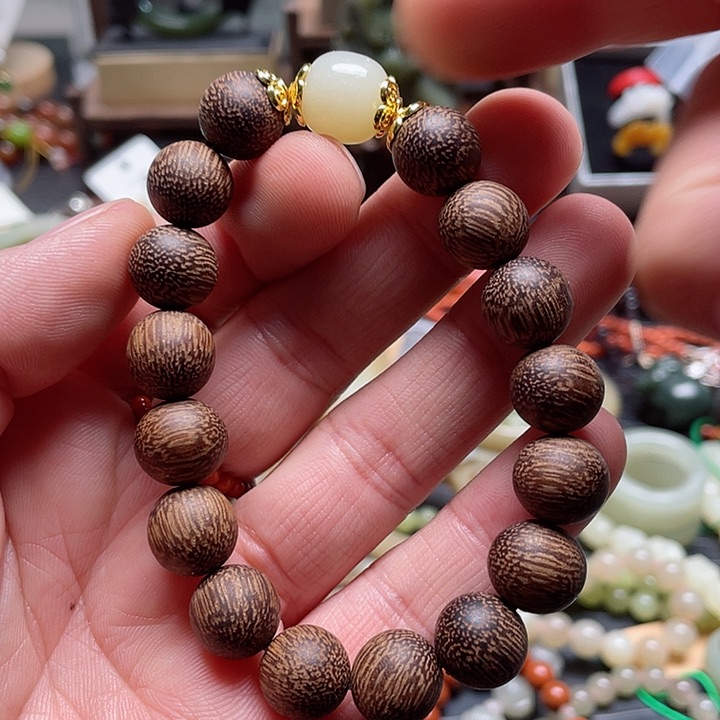 和田玉手串未镶嵌