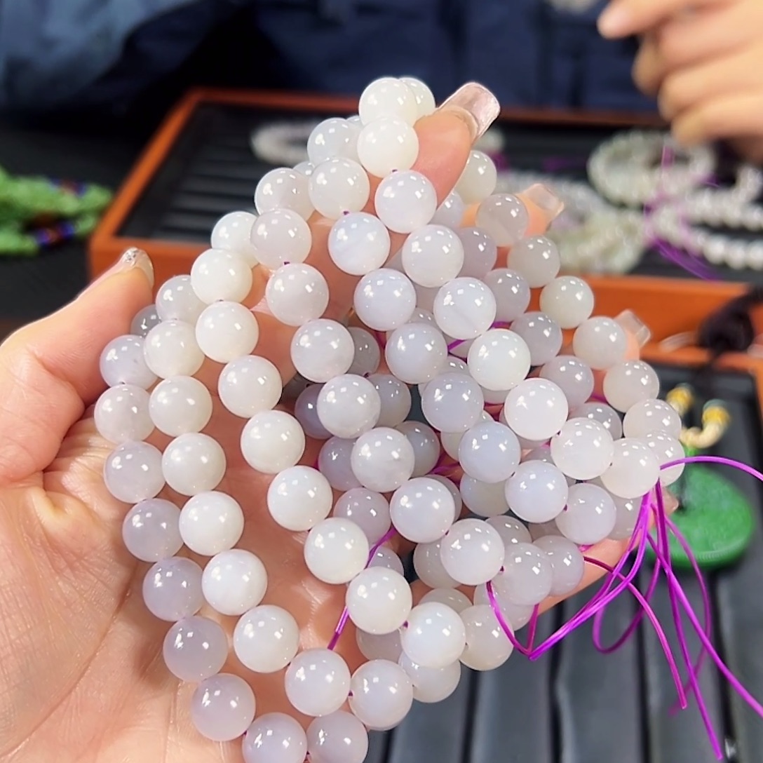 和田玉未镶嵌手链10发其一