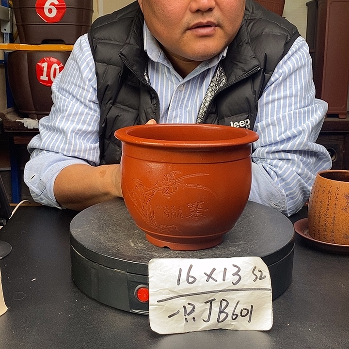 花盆紫砂货号一只JB601