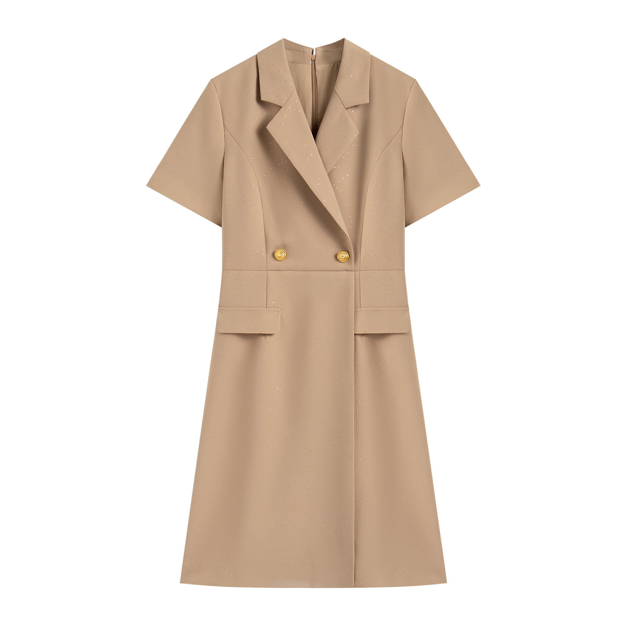 【南油畅姐】新款高腰收腰设计感遮肚子连衣裙