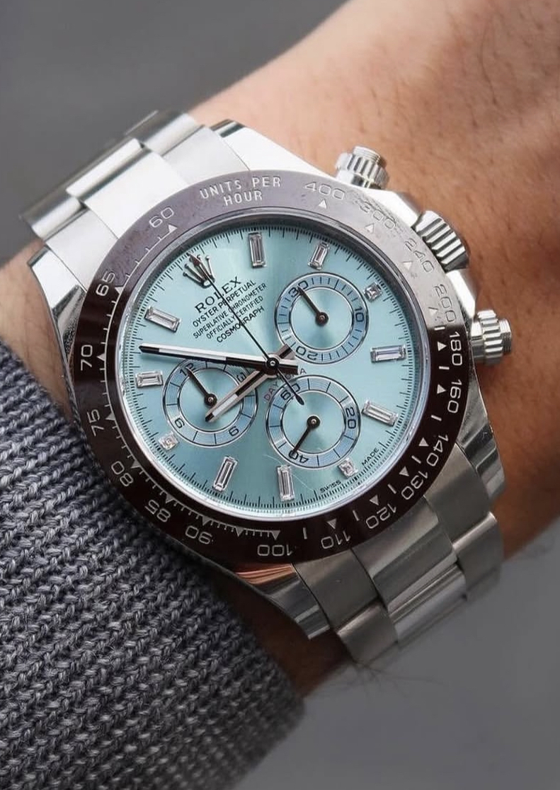 99新 Rolex/劳力士 116506钻刻冰蓝迪 19年贴膜双吊牌全套全长