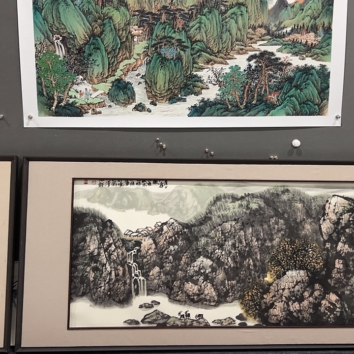 国画瑞**祥魏云飞老师山水画作品