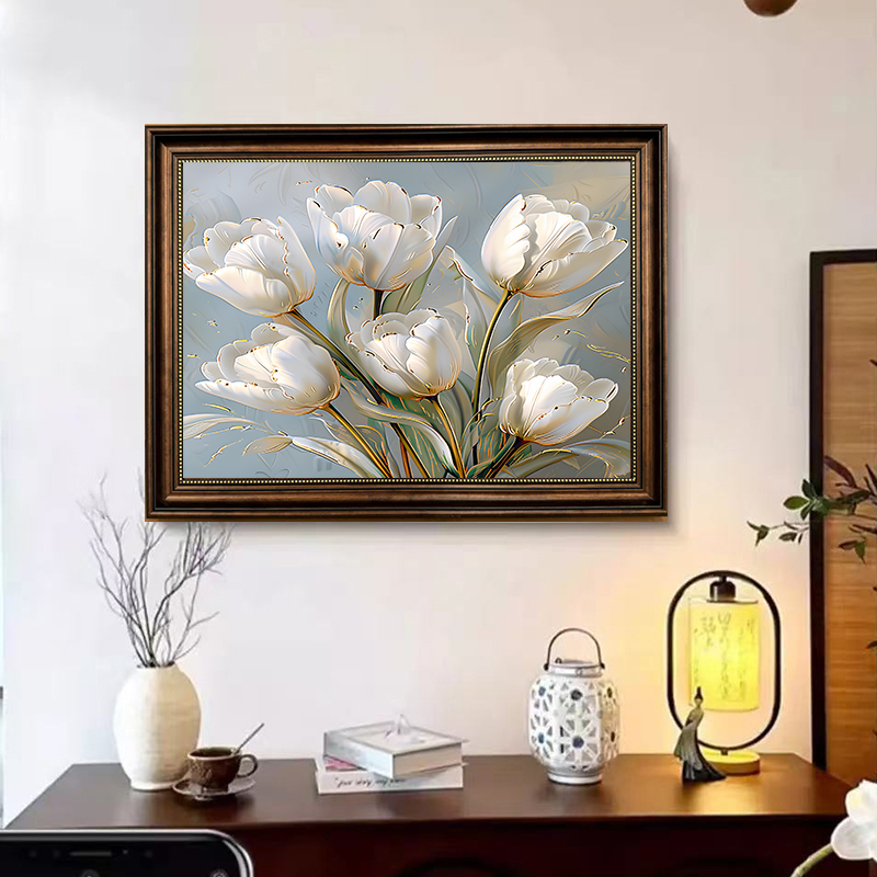 轻奢风格餐厅客厅装饰画高档大气彰显品味DH40