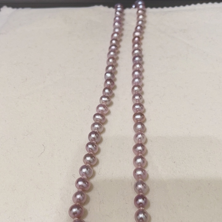 淡水珍珠颈饰银S925镶嵌亿*点