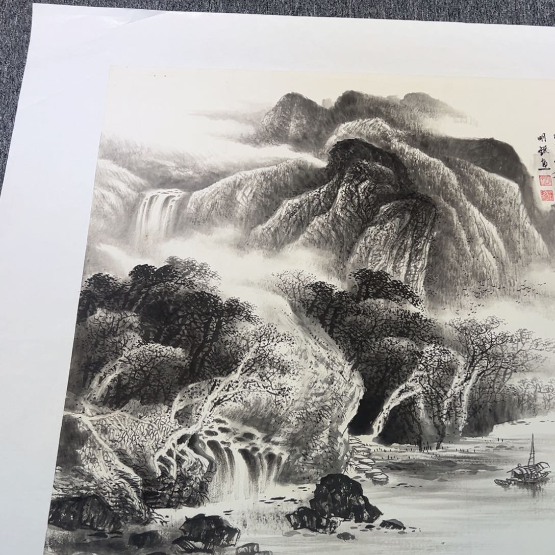 手绘作品新年大漏