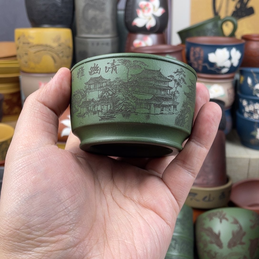 紫砂茶杯紫砂茶杯