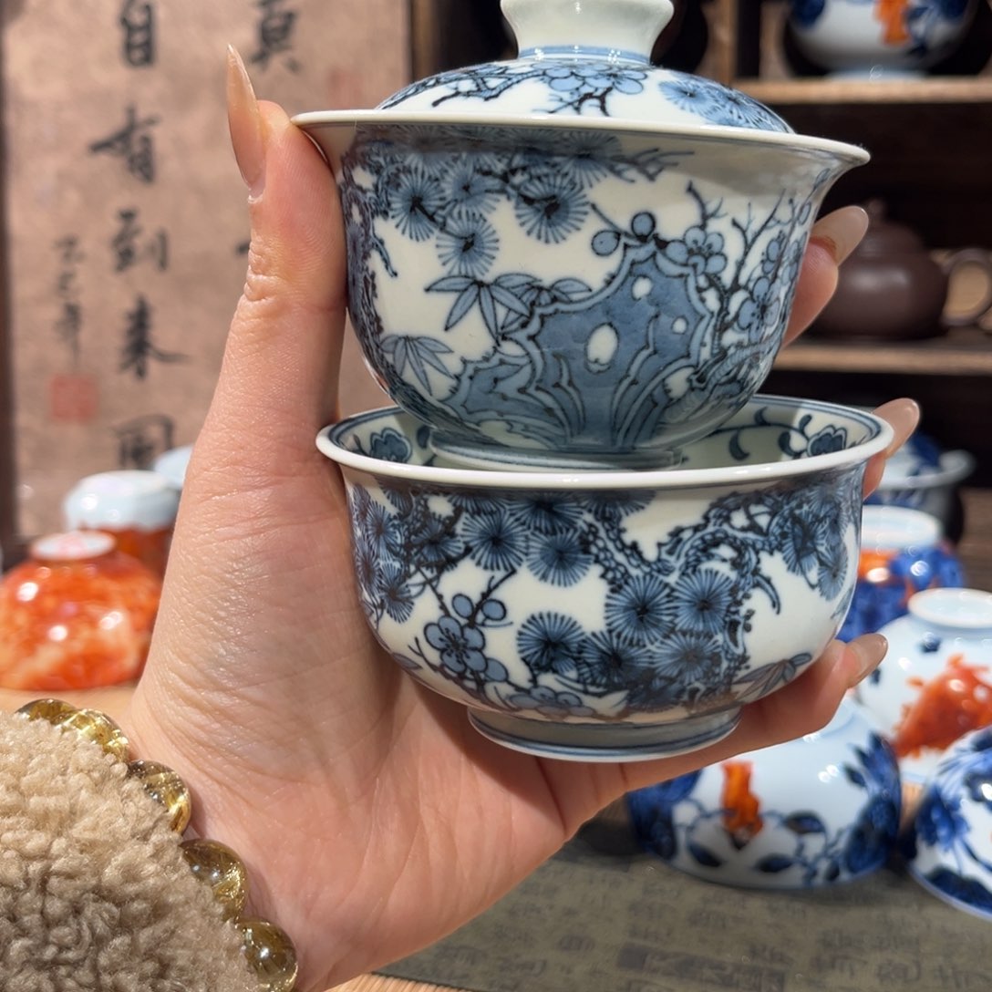 微瑕景德镇陶瓷主人杯