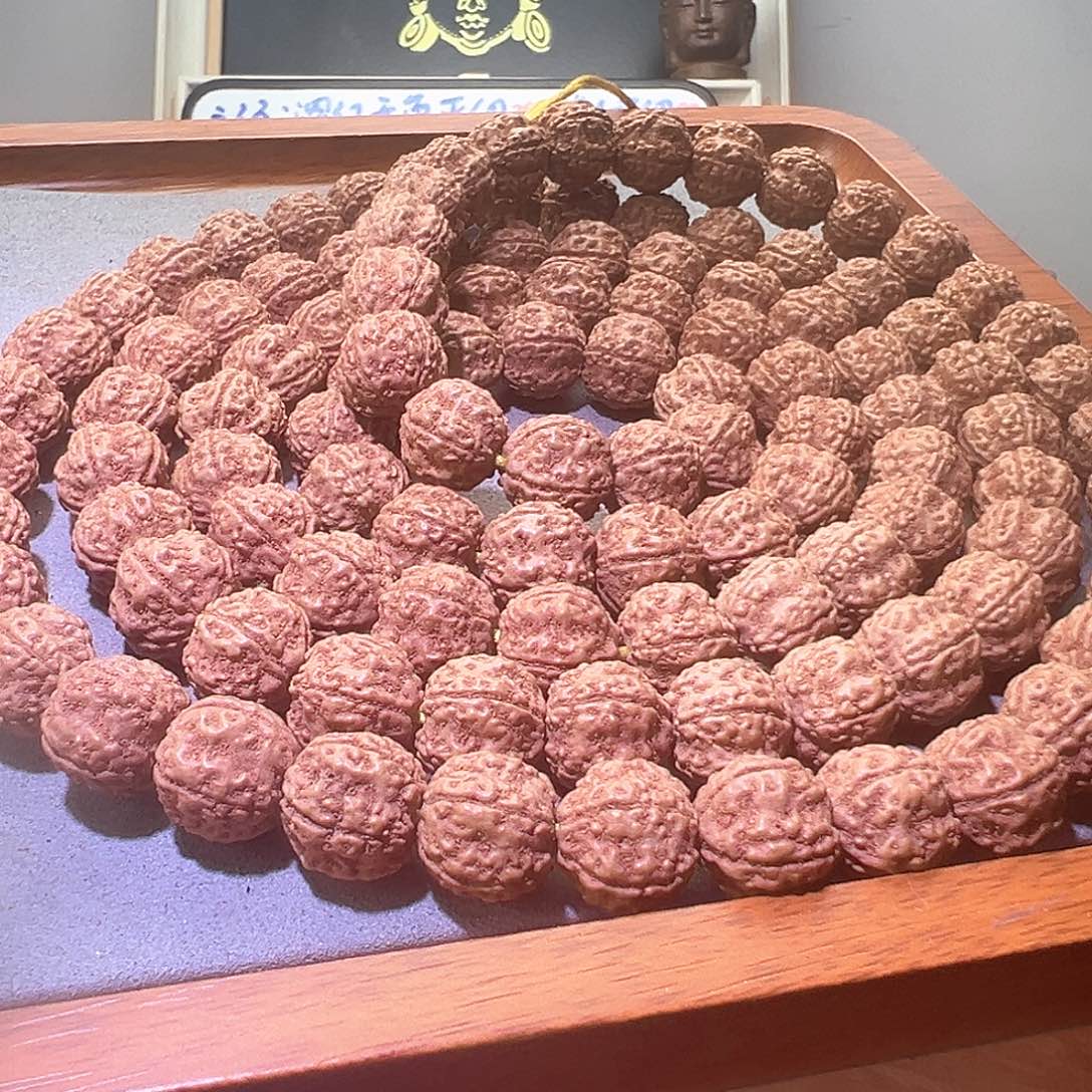 吊坠金刚菩提一代梅花盘龙12mm110颗保手持