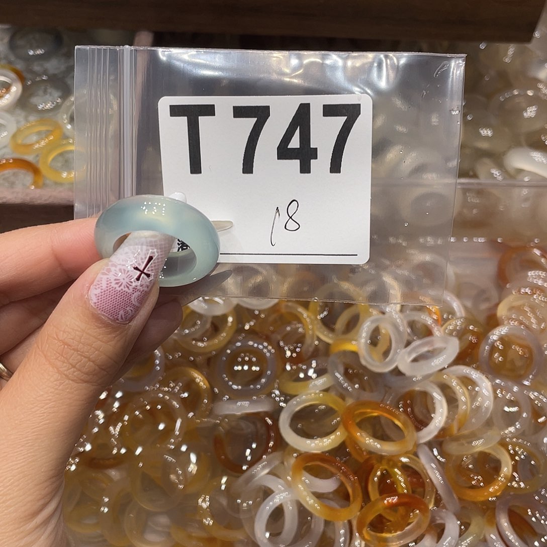 玛瑙/玉髓未镶嵌戒指747