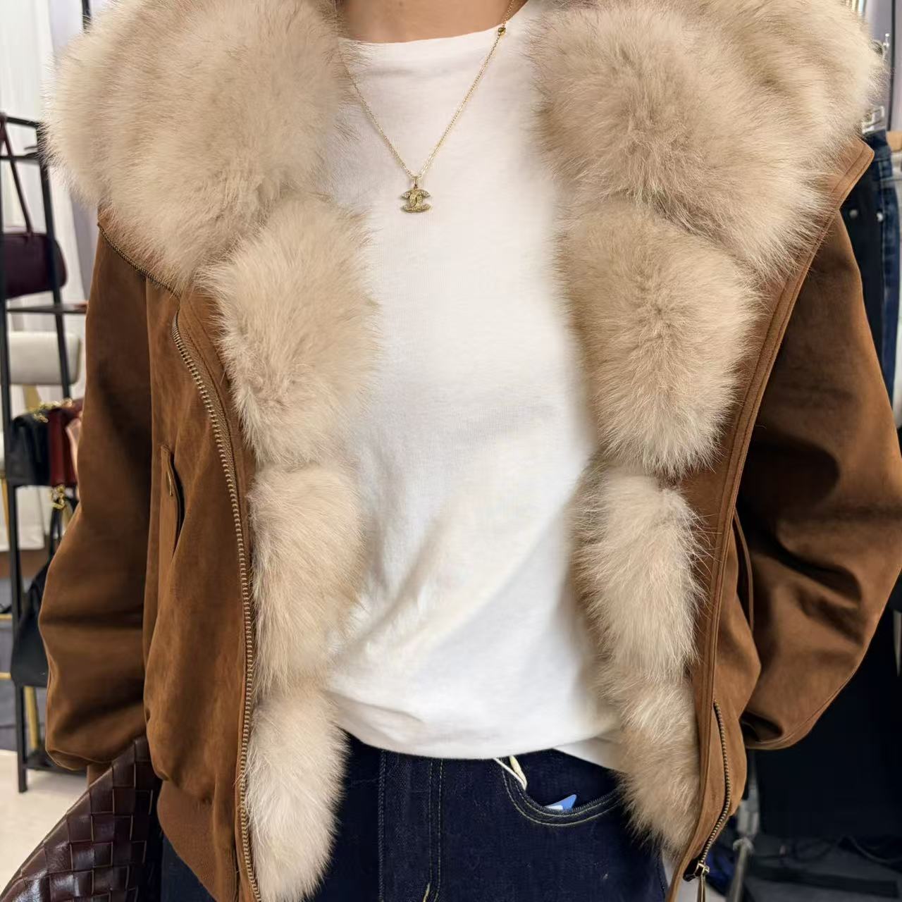 杭州超哥2025秋冬新款皮草鹅绒服