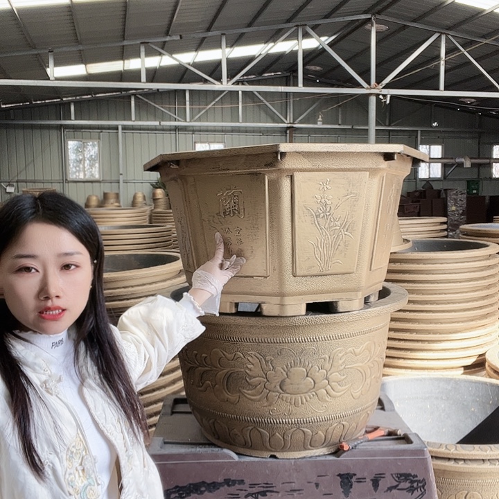 八角80花盆一个有孔