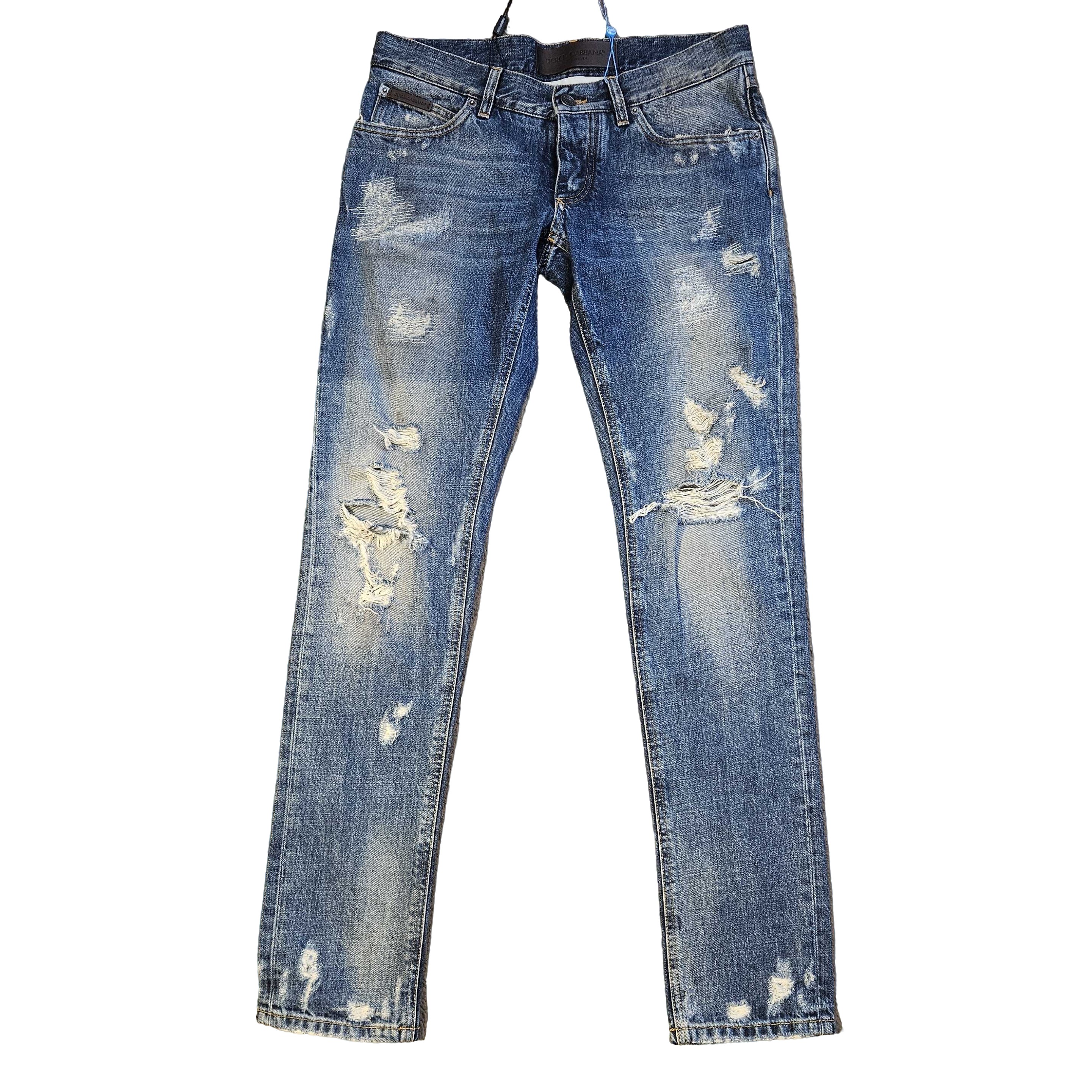 未使用 maje DG蓝色男士休闲裤44296