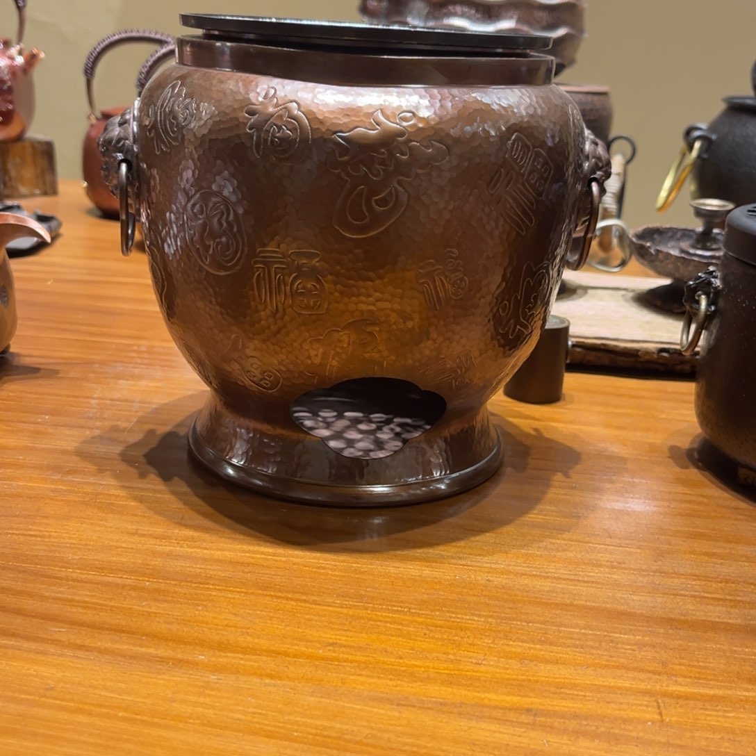 烤色百福炉手工锻打工艺