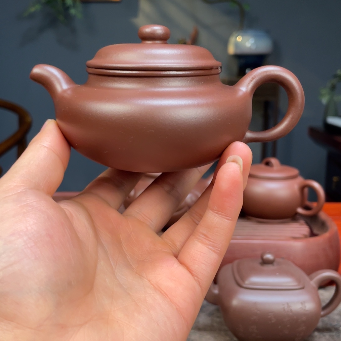 紫砂茶壶全手工仿古18786