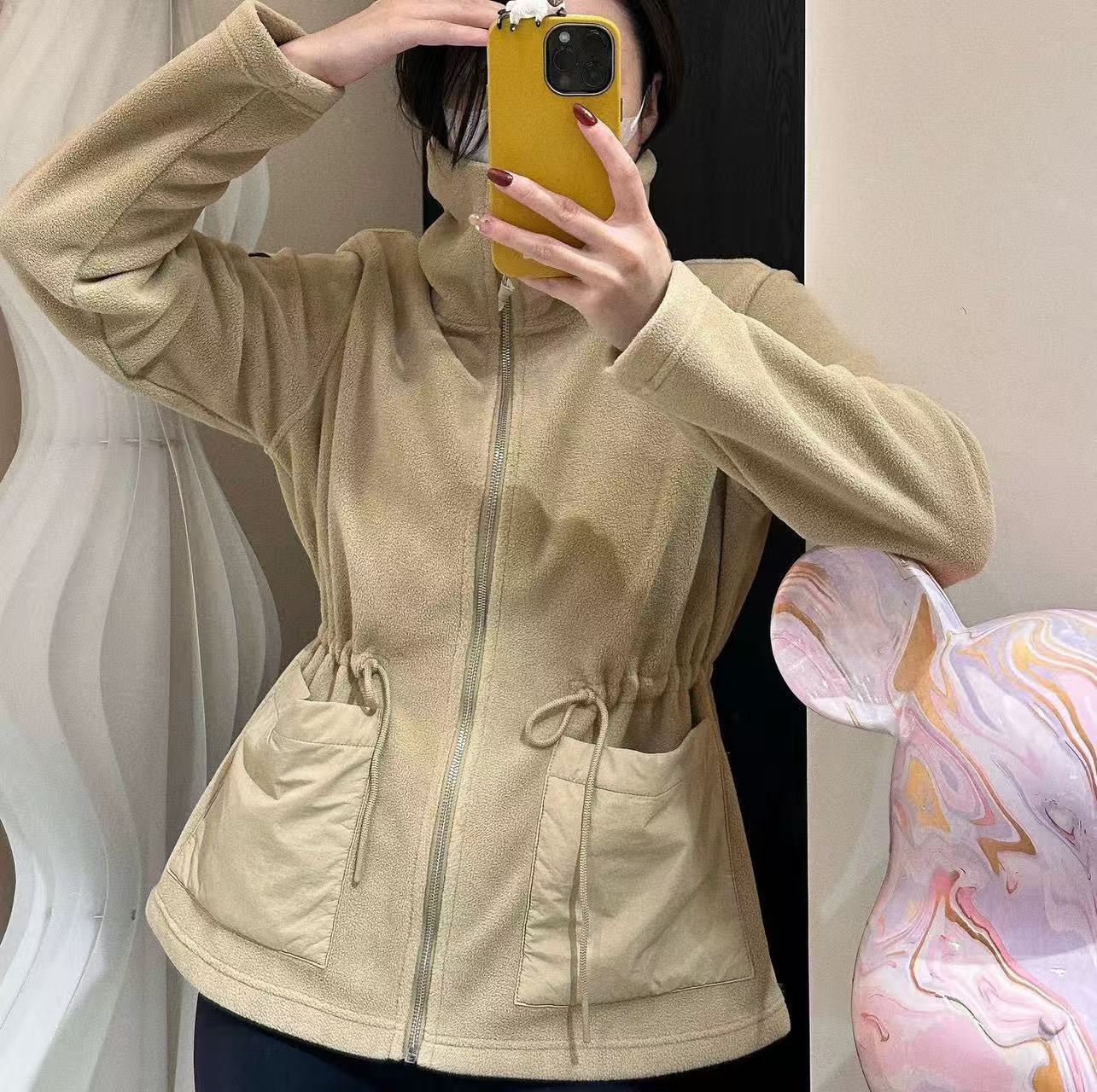 076【艾*家】INS风四季通用宽松型不起球衬衫休闲连帽修身短款