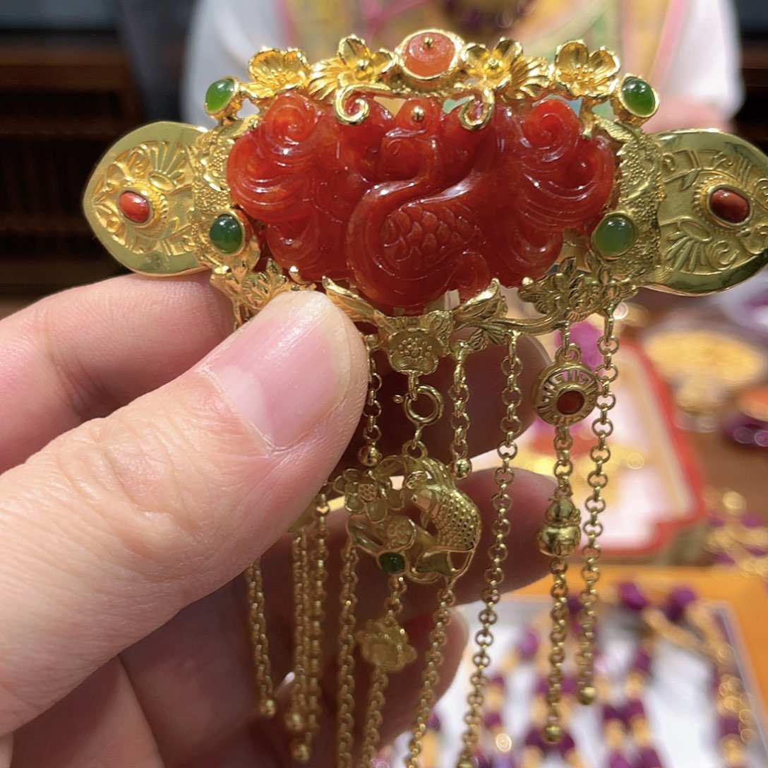 锦纶非金属发夹发饰