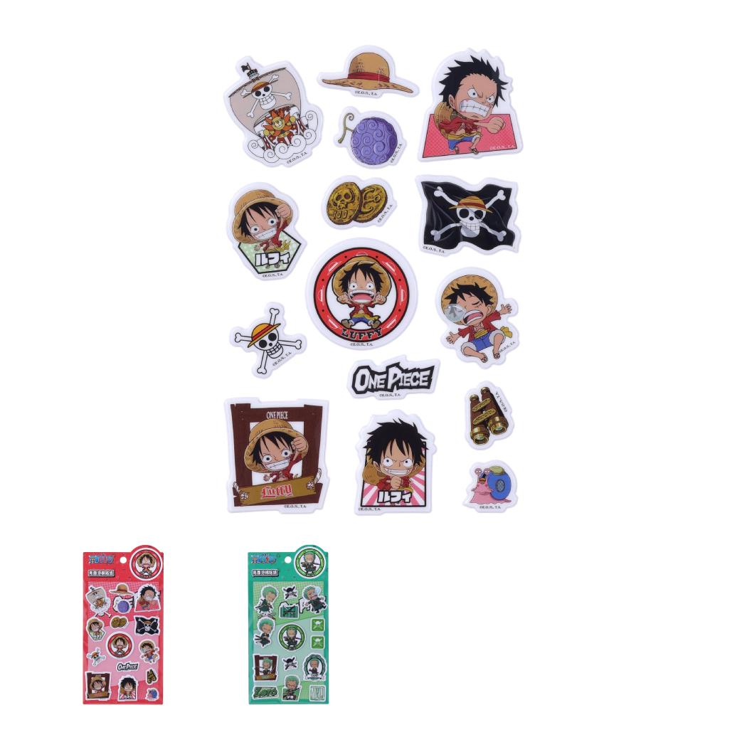 One Piece航海王亮面泡棉贴纸（款式随机）联名&名创优品