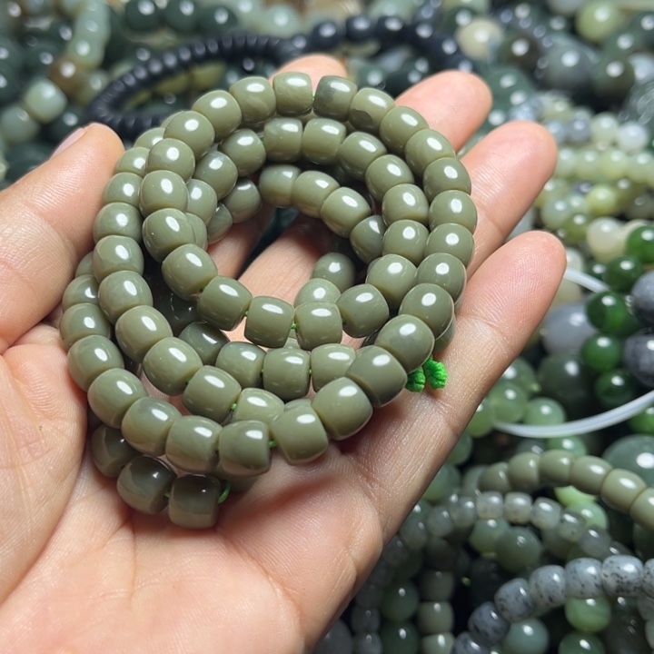 和田玉手串未镶嵌8