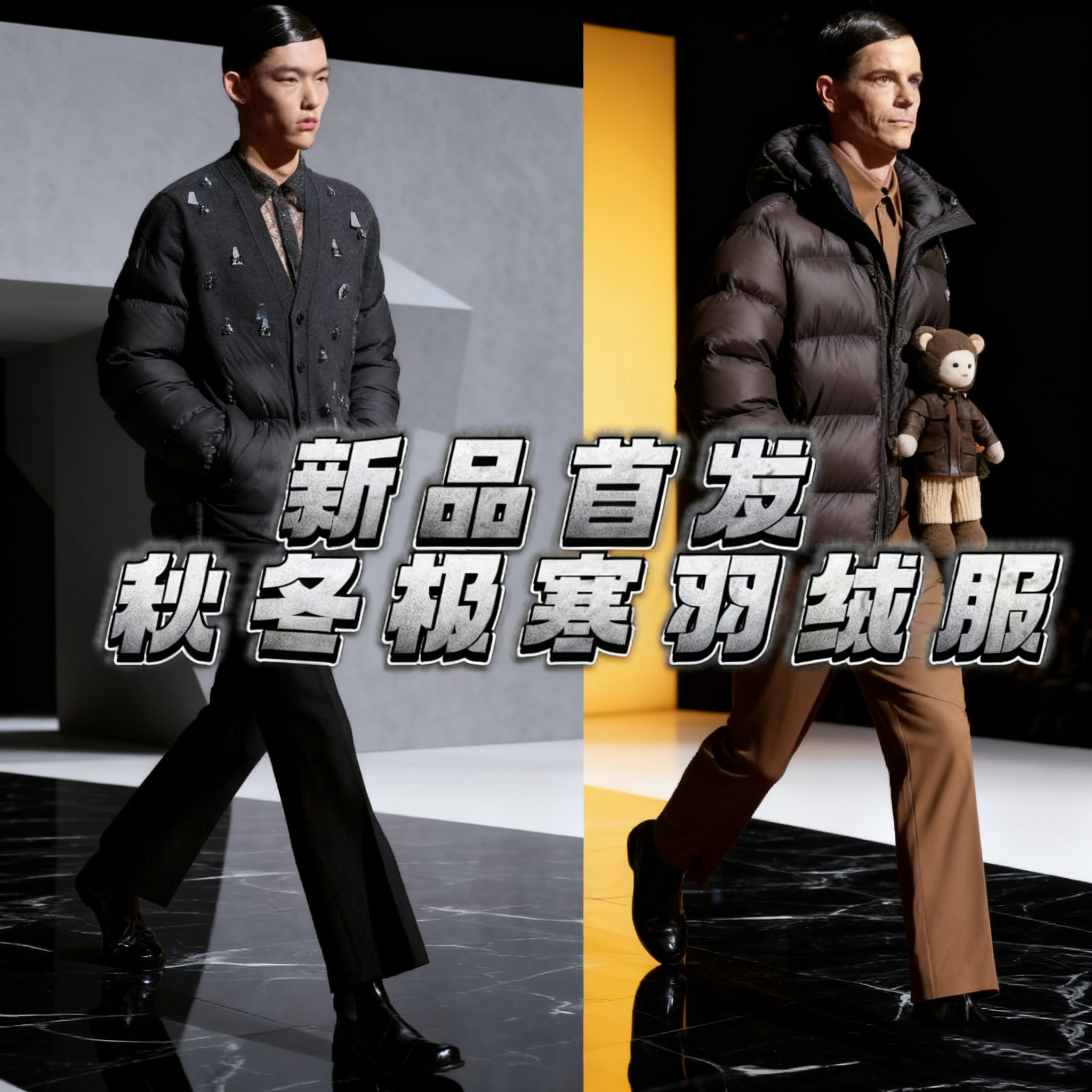 【阿尔卑斯】男女欧洲冬季极寒羽绒服MS-AFSk5080-D