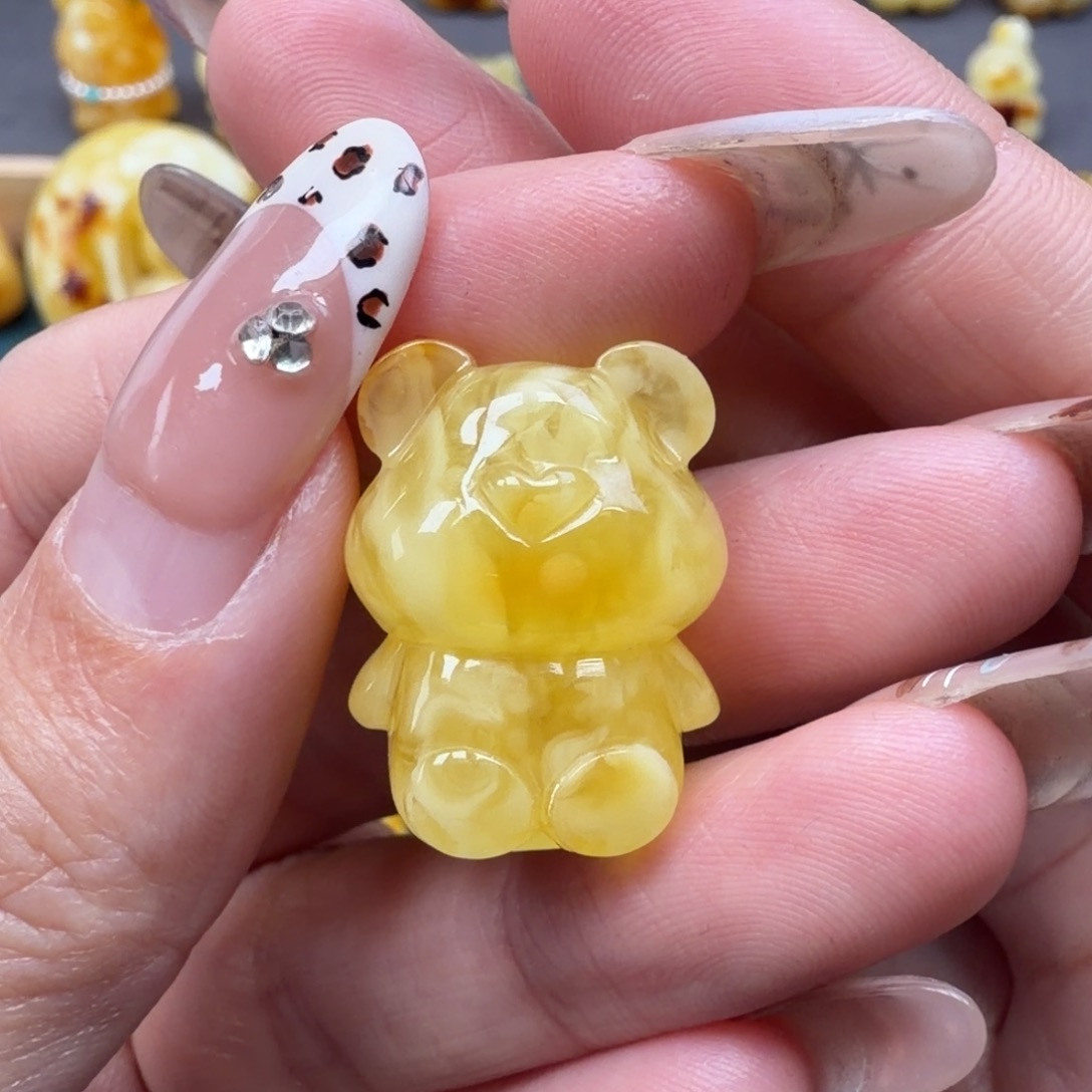 琥珀未镶嵌裸石蜜蜡