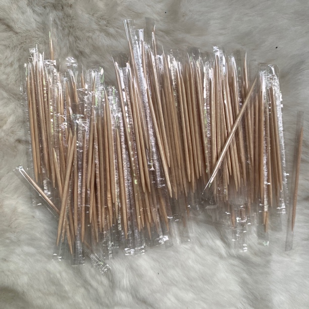 1千pcs装木质牙签2盒