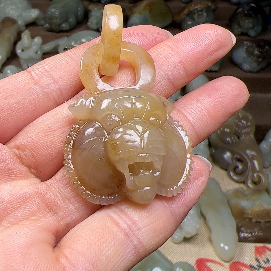 和田玉挂件未镶嵌