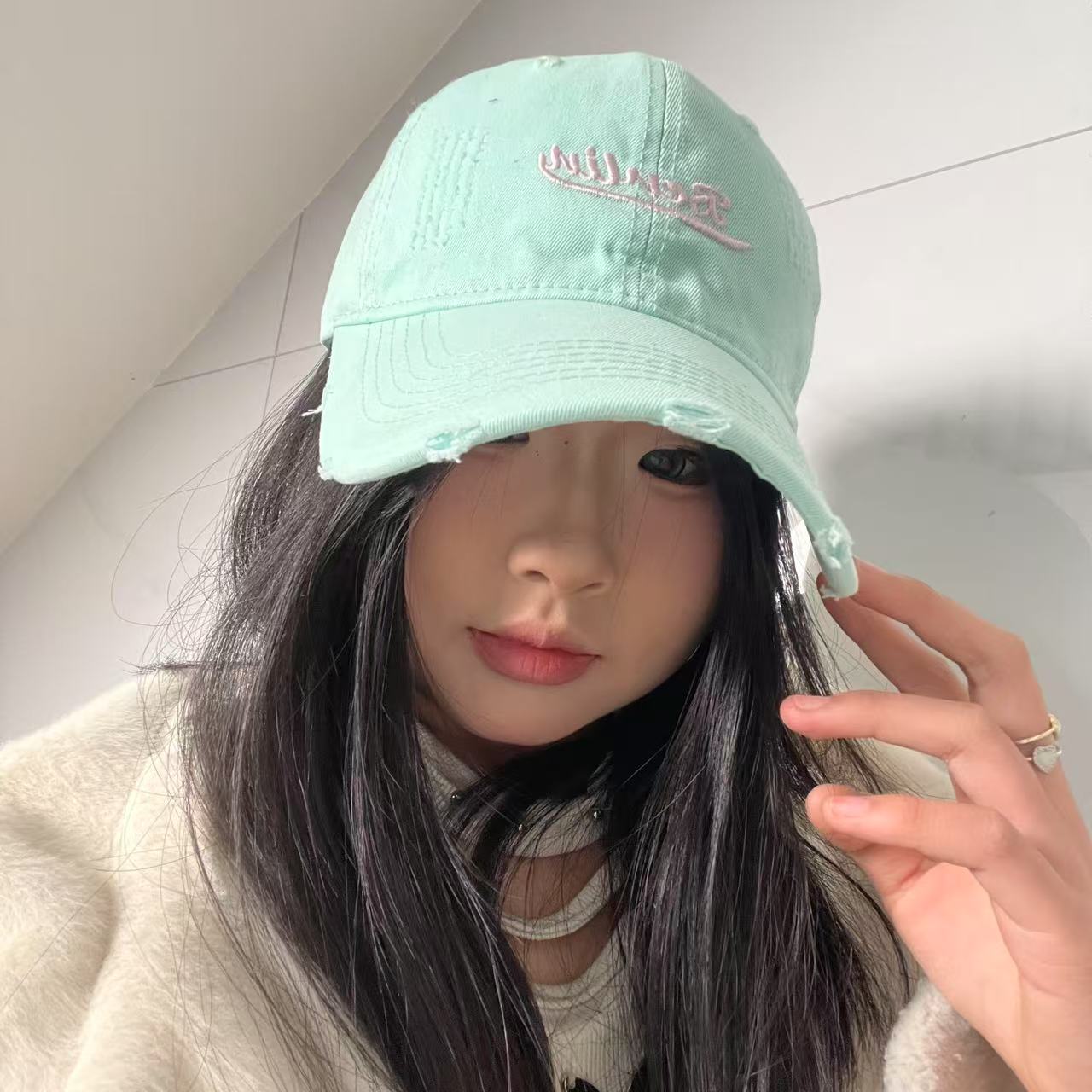 【认准主播展示编码去买帽子】2025春夏新款大脸加深显脸小棒球帽女