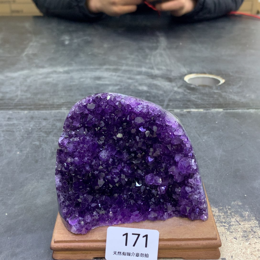 水晶摆件未镶嵌紫晶171