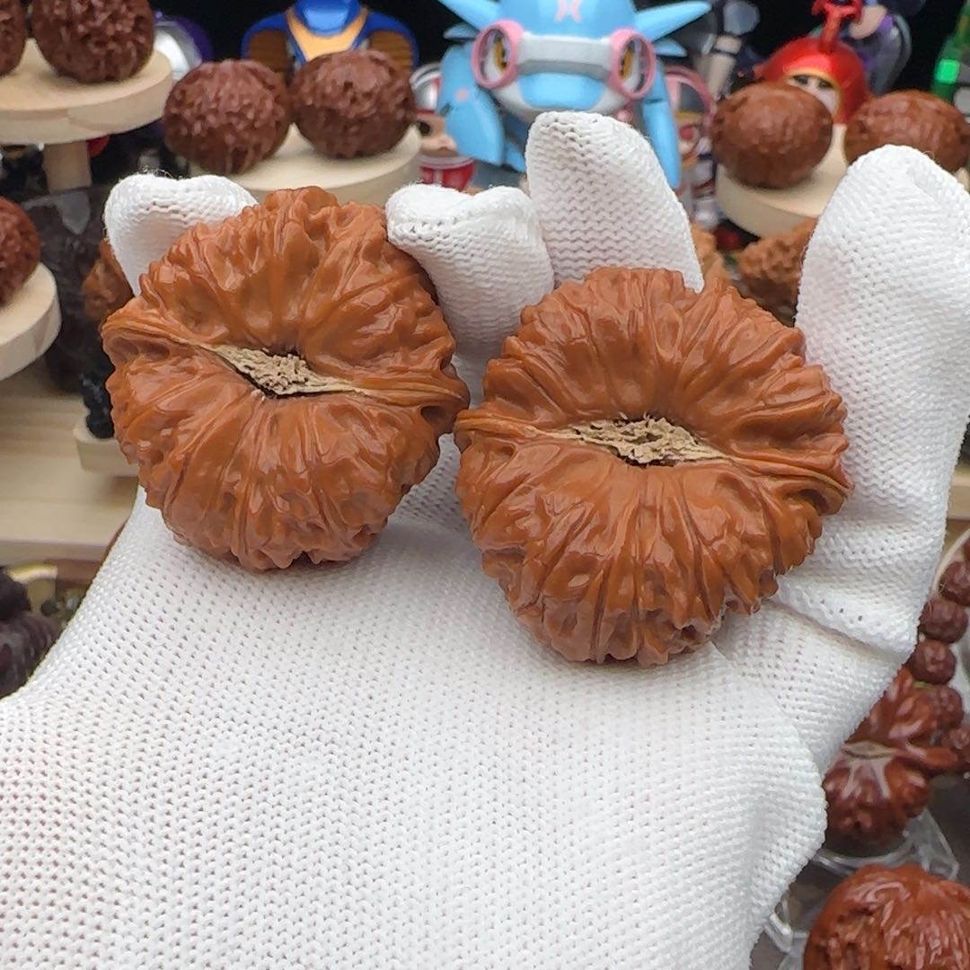 文玩核桃吊坠39全品平谷凹底