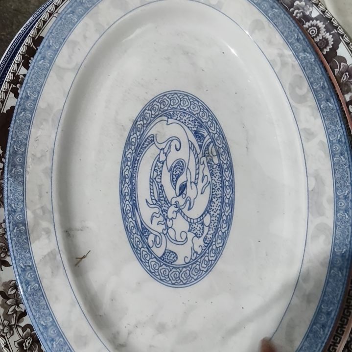 太***e瓷鱼盘三块！！！！！！