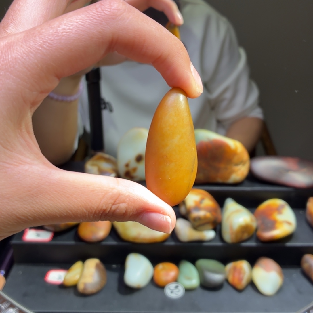 和田玉未镶嵌挂件22.5