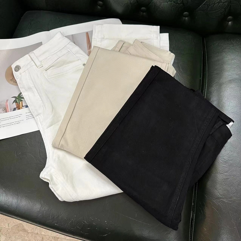 【手舞足蹈】早秋新款潮流舒适气质百搭牛仔裤SYNY2409184