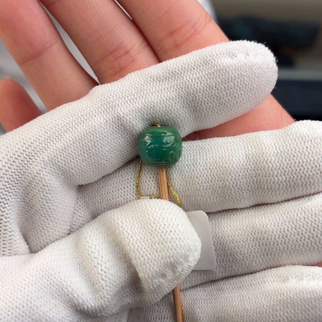 绿松石未镶嵌配饰11×10mm