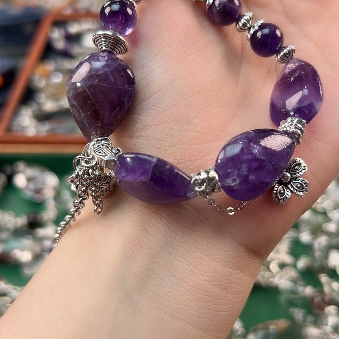 水晶手链合金~*a手串