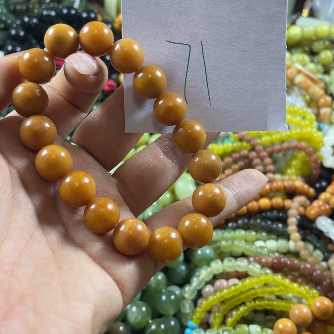 蛇纹石玉未镶嵌手串