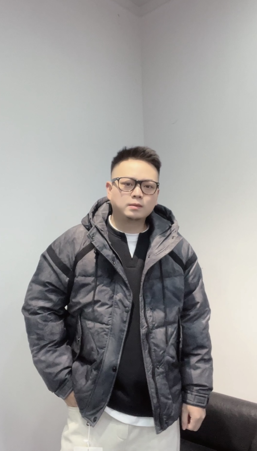 大洋男装冬季男士连帽保暖外套