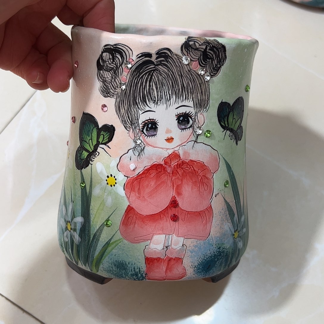 景德镇陶瓷花盆景德镇陶瓷花盆