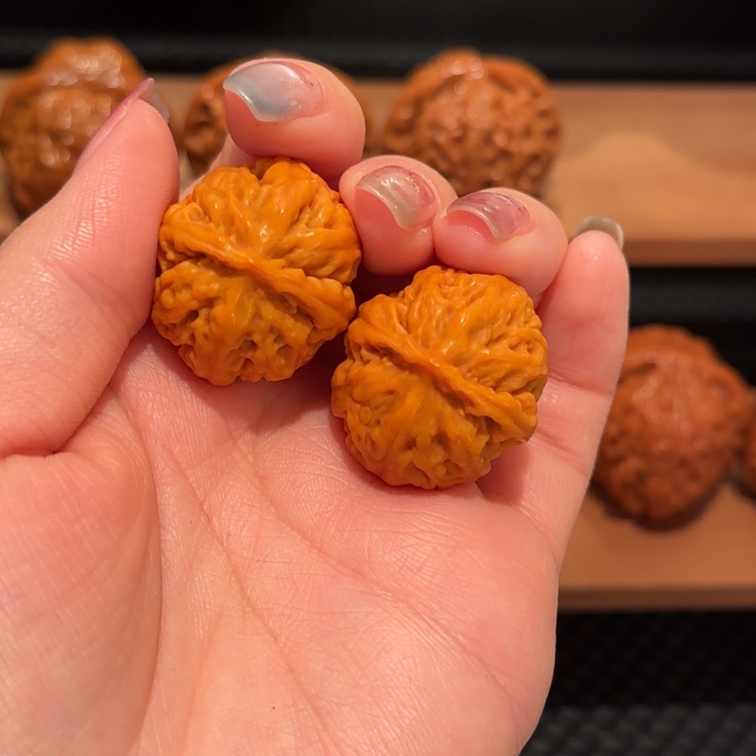 桃核把件@****头粗筋南瓜墩29 精品676