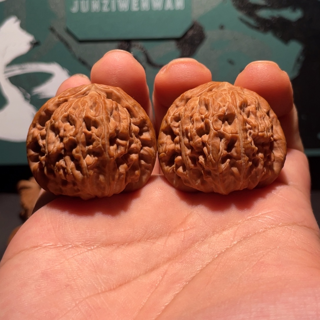 吊坠文玩核桃38房山白狮子2592807