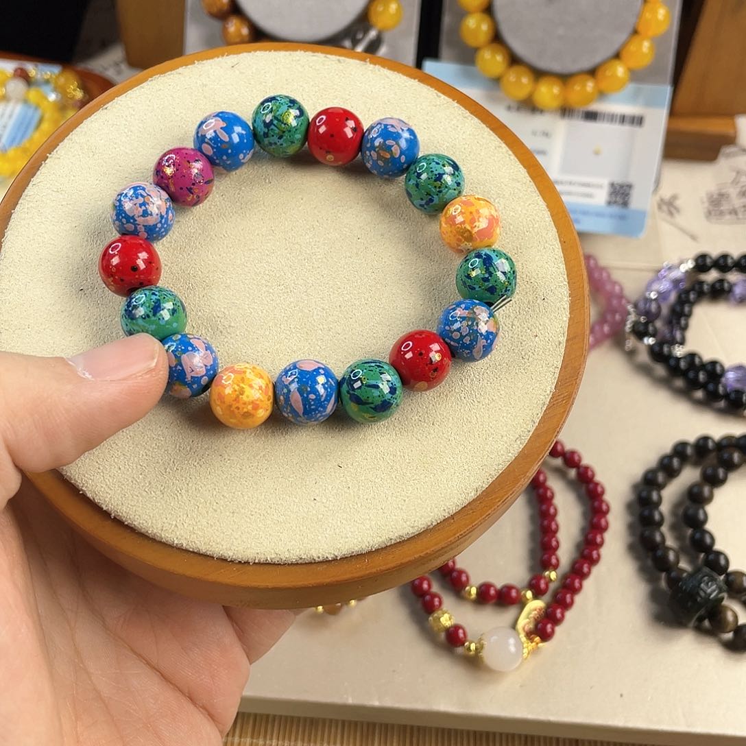 针钠钙石手饰银S925镀金镶嵌