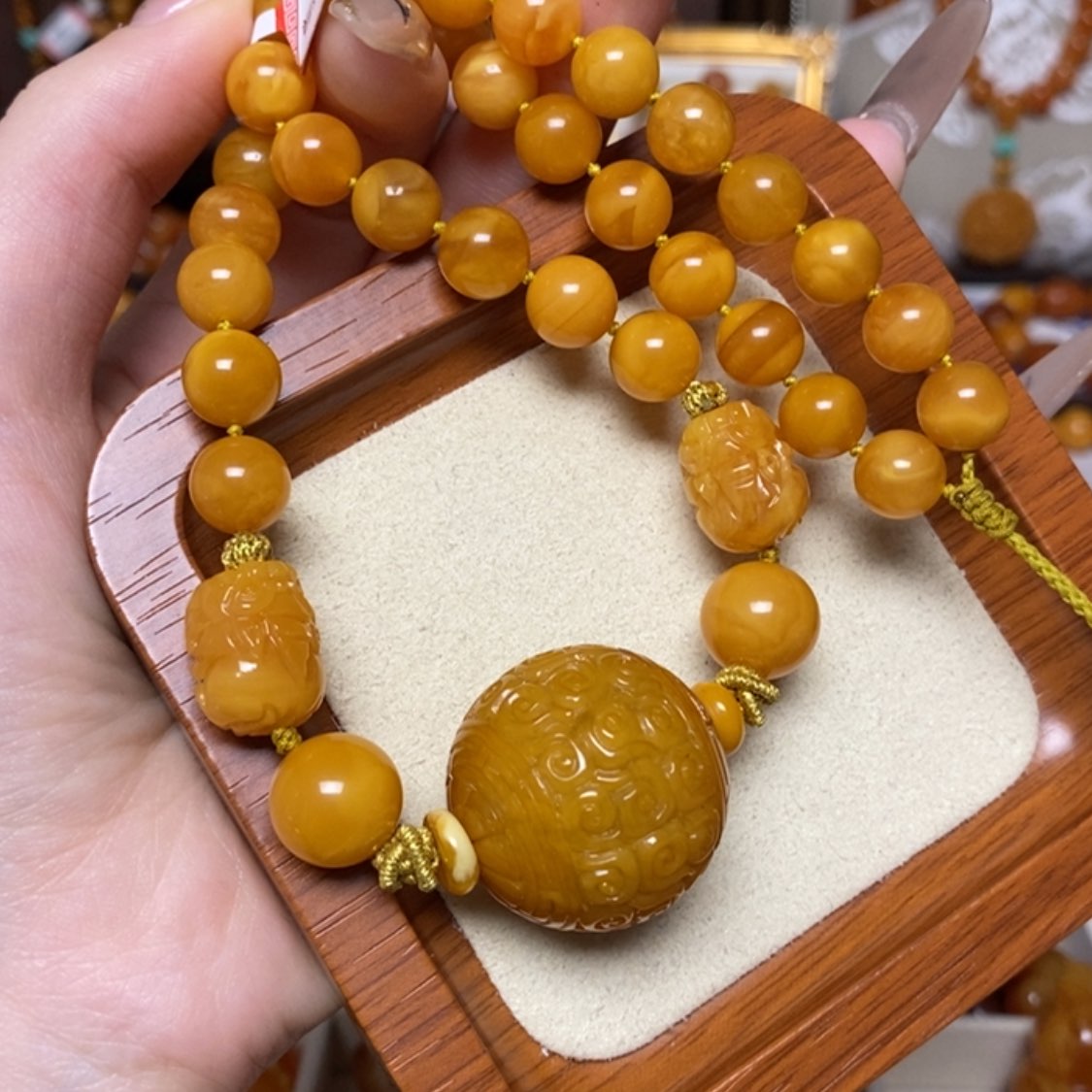 【闪购商品】手链蜜蜡未镶嵌项链