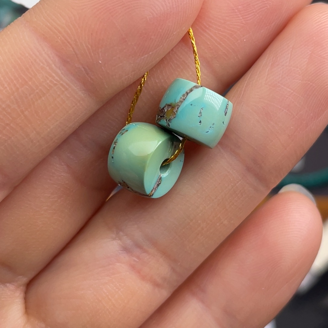 未镶嵌绿松石珠宝奇石