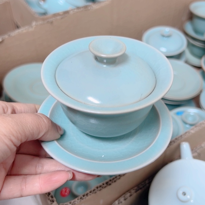 杯汝瓷原产地生产瑕品