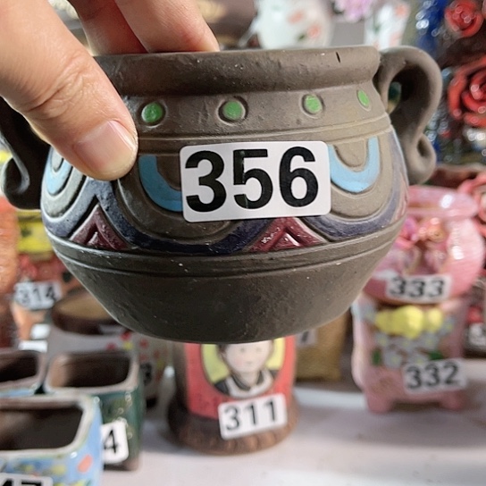 红陶多肉植物花盆