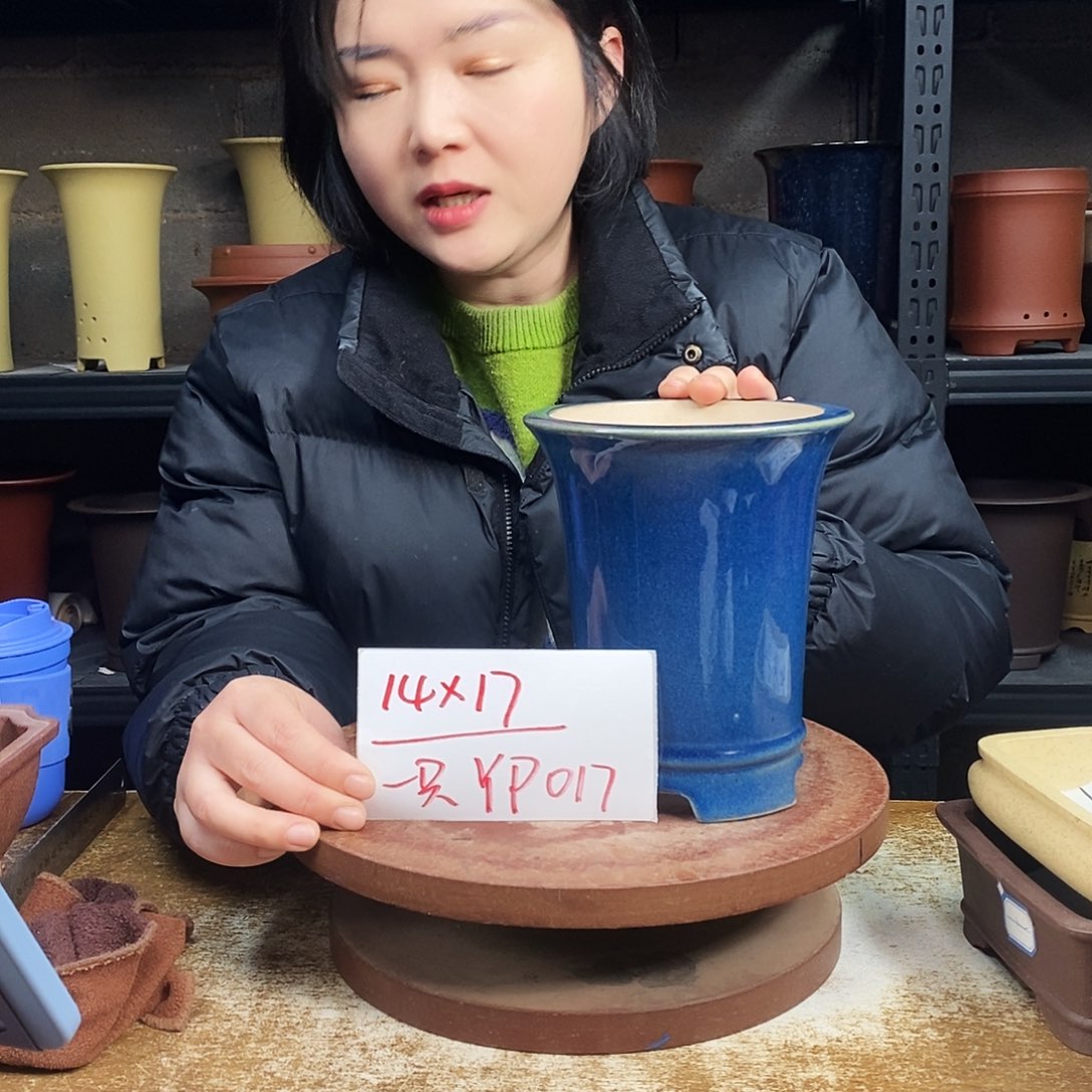 紫砂紫砂花盆一只YP017