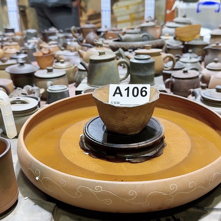 紫砂茶壶坭兴陶柴烧