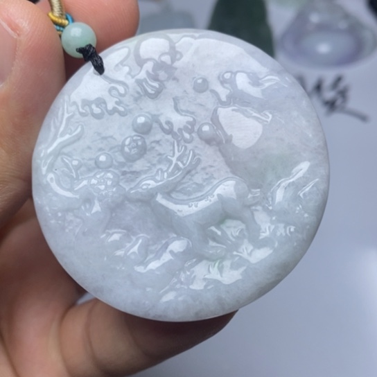 翡翠未镶嵌颈饰翡翠