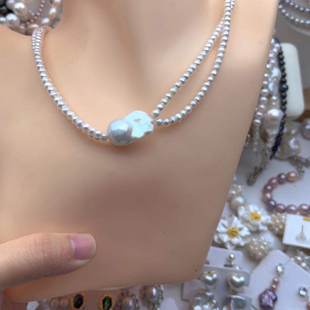 颈饰淡水珍珠未镶嵌