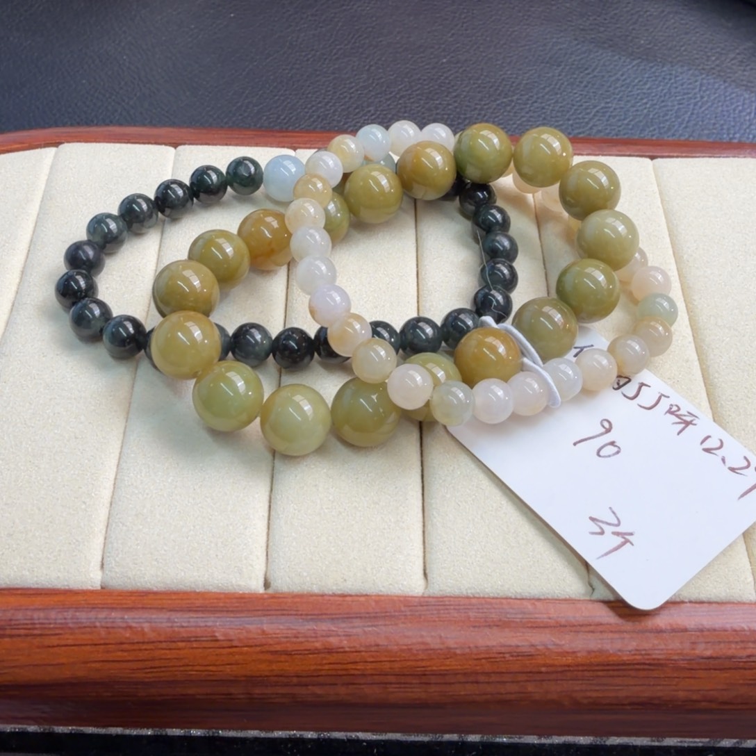 翡翠未镶嵌手链111