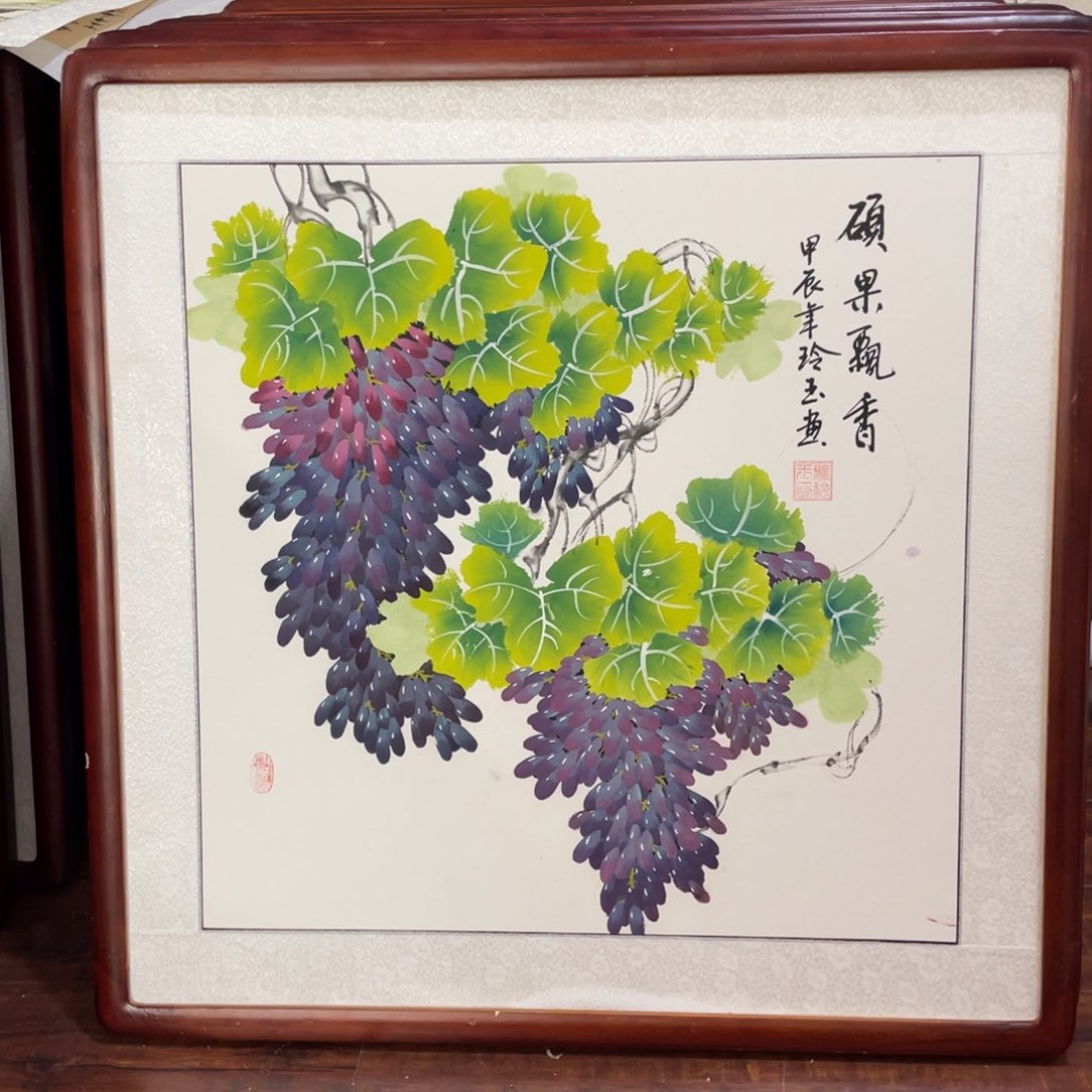 国画带框尺寸63*63厘米